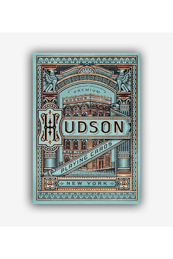 Theory11-Playing Card Green Hudson Playing Card - Deck () 1