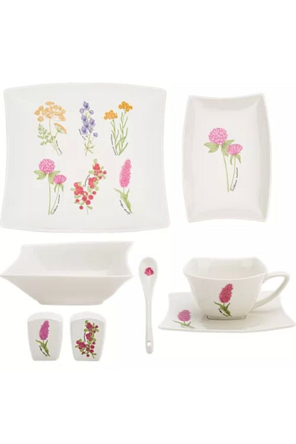 Karaca-Botany 32 Pieces Breakfast Set for 6 Persons Square 1