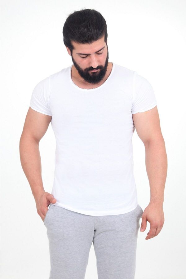 Ripped collar t shirt clearance