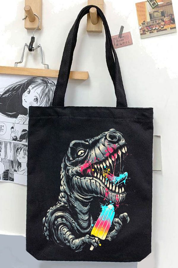 Dinosaur canvas bag discount