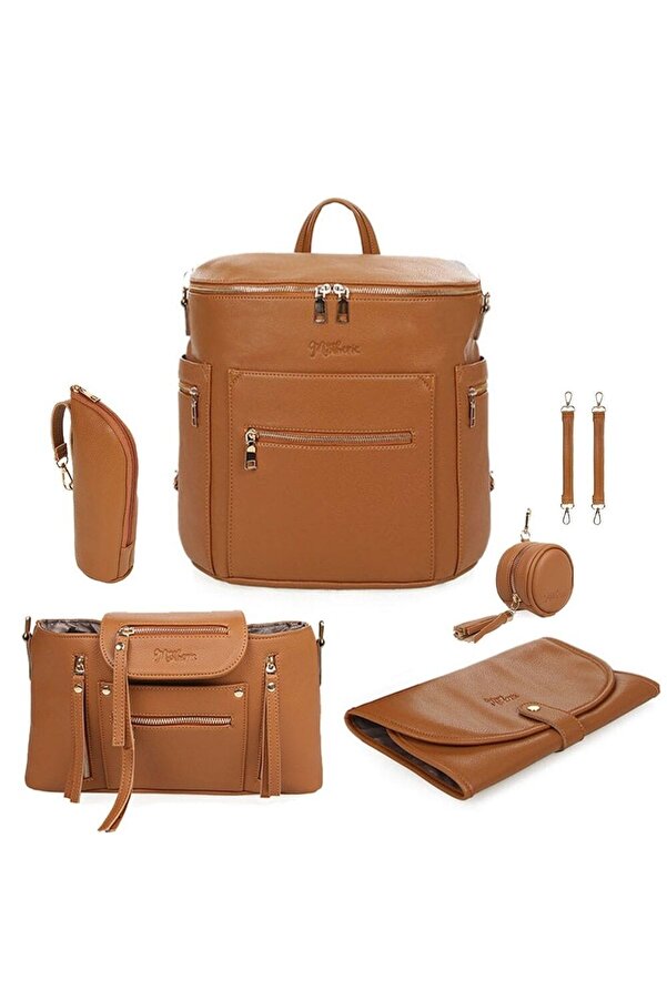 motheric Parenthood Bundle – Anne Bebek Bakım Çantası Set – Bebek Arabası Çantası – Emzik Çantası