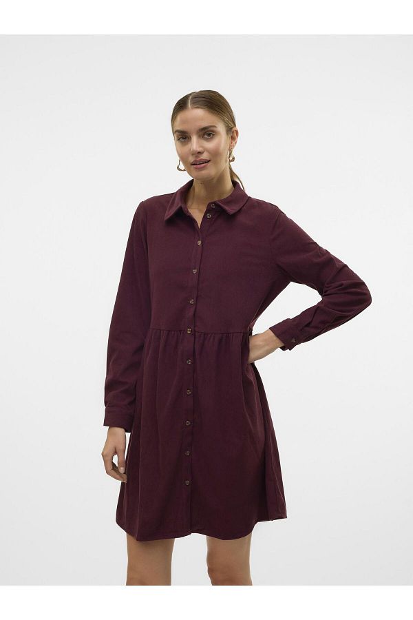 Vero Moda-Kleid Vmvilja Samtkleid 1