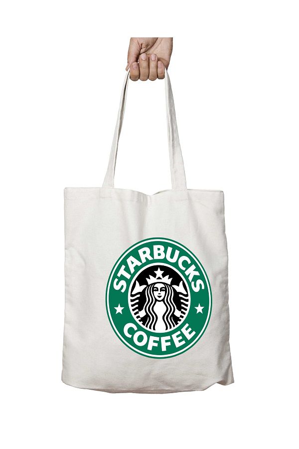 ART HED YE Starbucks Coffee Two Sides Lasting and Washable Shoulder Tote Bag Trendyol