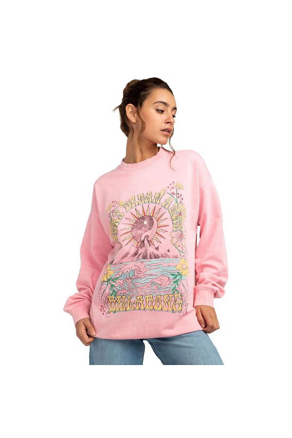 Billabong pink sweatshirt discount