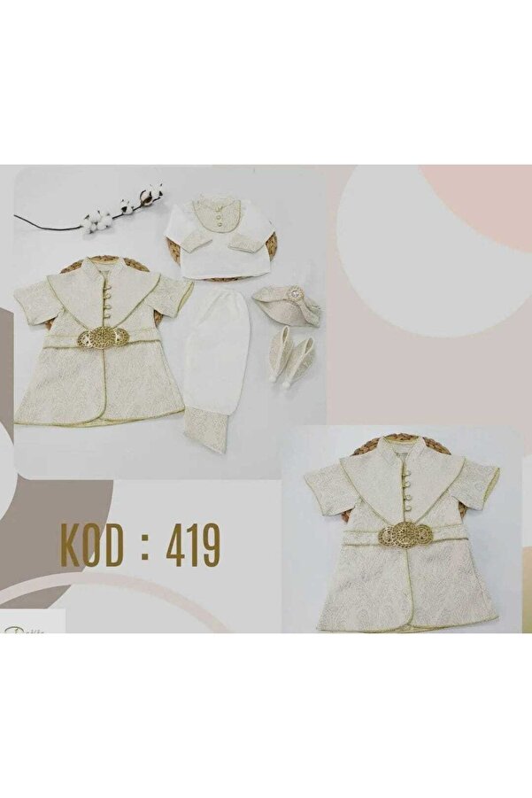 Ponpon Erkek Bebek Lüks Şehzade Mevlüt Sünnet Takımı