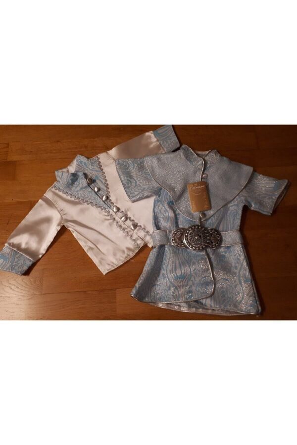 Petite Ponpon Baby Erkek Bebek Mevlütlük Şehzade Sünnetlik Sünnet Kıyafeti Erkek Çocuk Hediye Bebek Hediyelik