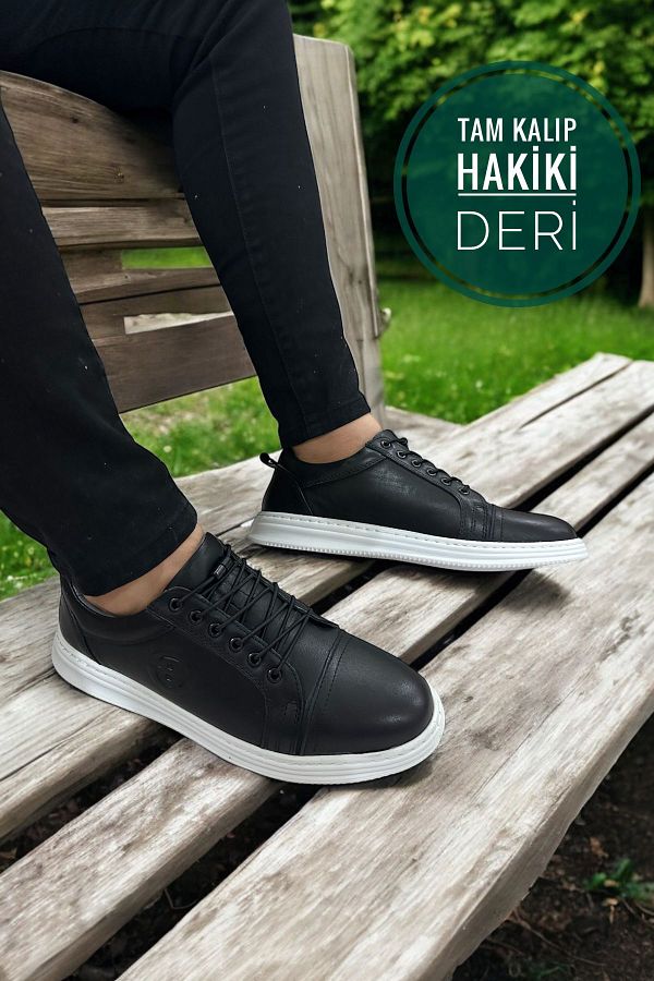 Stylish leather sneakers deals