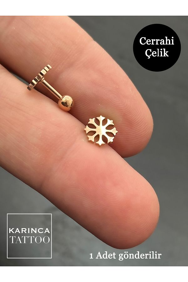 Tragus piercing rose gold cheap
