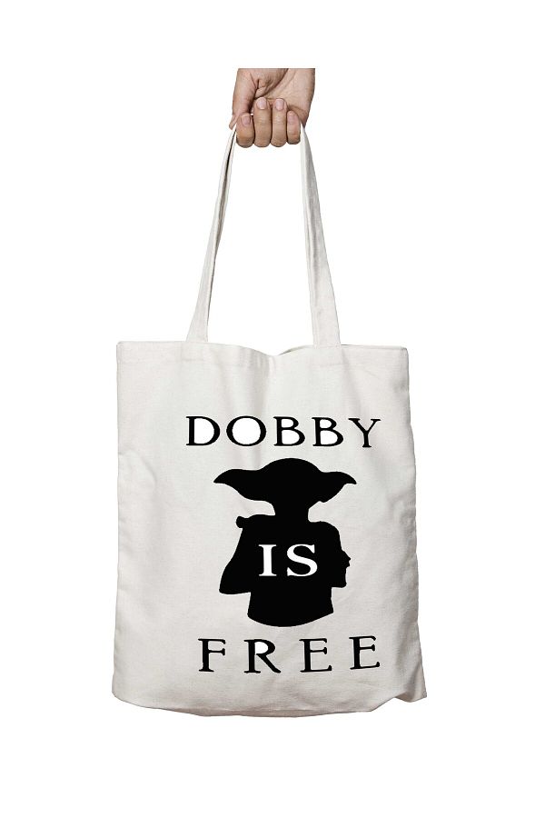 ART HED YE Harry Potter Dobby Washable Permanent Beach and Shoulder Tote Bag Two Sides Trendyol