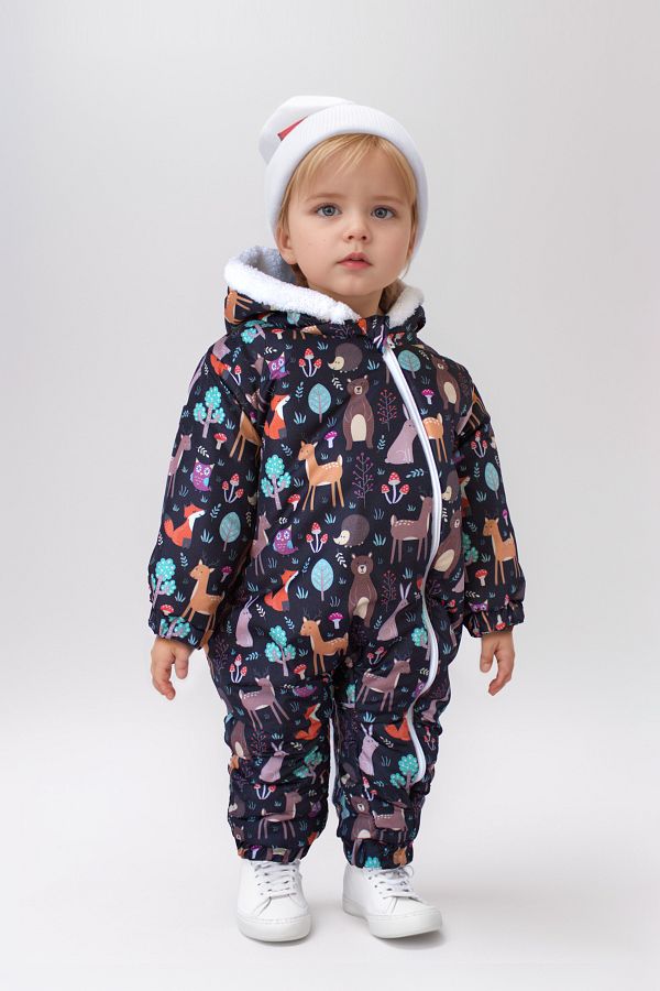 Supriz Sepeti Astronaut Patterned Unisex Baby Onesie Thick and Waterproof Winter Trendyol