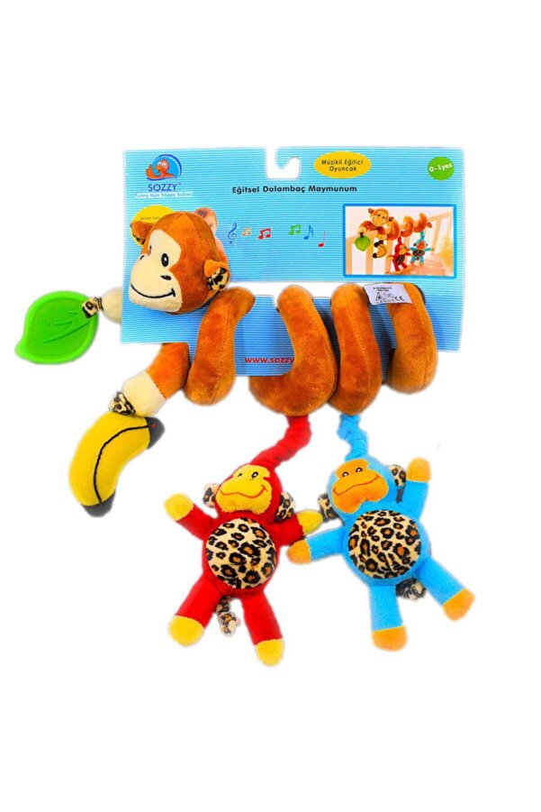 Sozzy Toys Sozzy Eğitsel Titreşimli Dolambaçlı Maymun