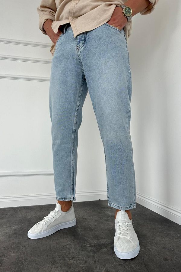MADZEYMODA New Season Men s Blue Jean Boyfriend Jeans Trendyol