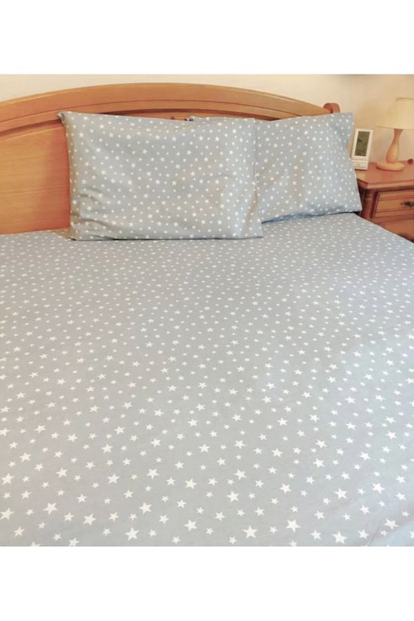 Totem-Ranforce Patterned Star Elastic Sheet Set 1