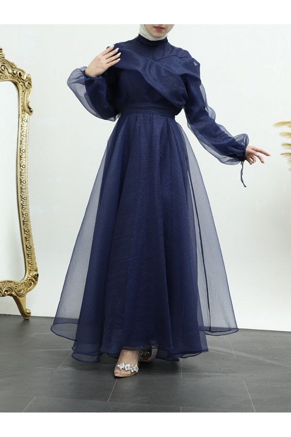 Turtleneck evening dress online