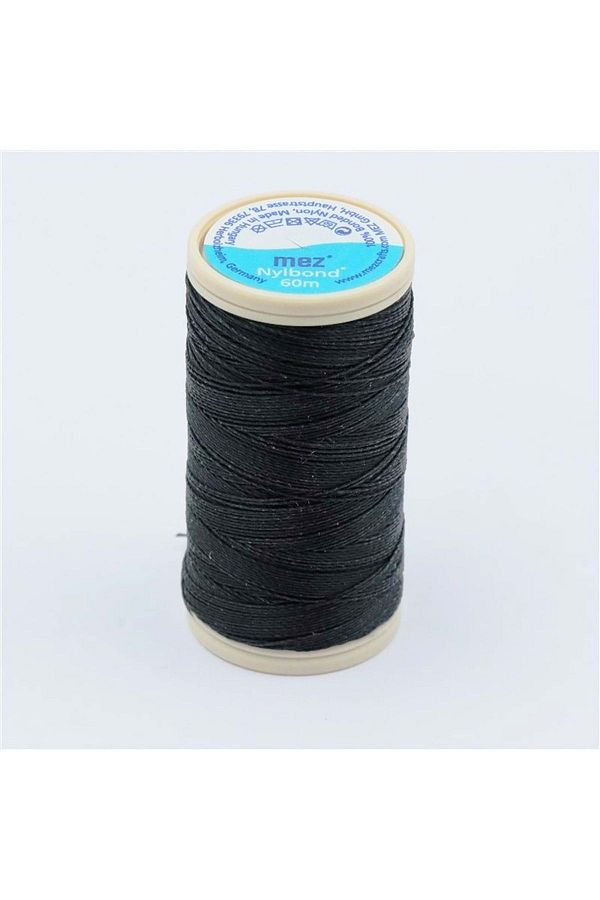 Hobimos-Nylbond Mez Coats - 1000 Black Non-breakable Bead String - Embroidery and Miyuki String - Jewelry String 1