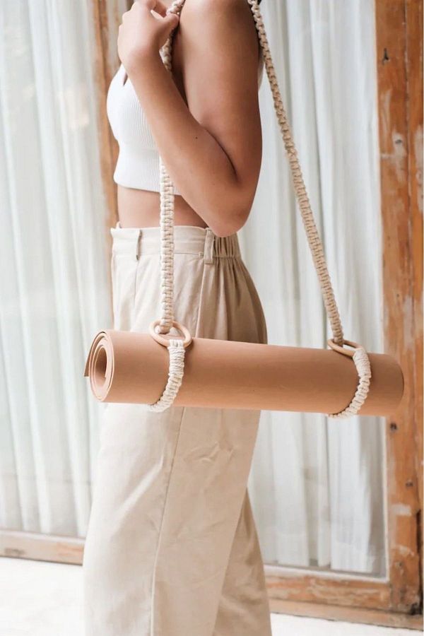 Macrame yoga mat strap shop