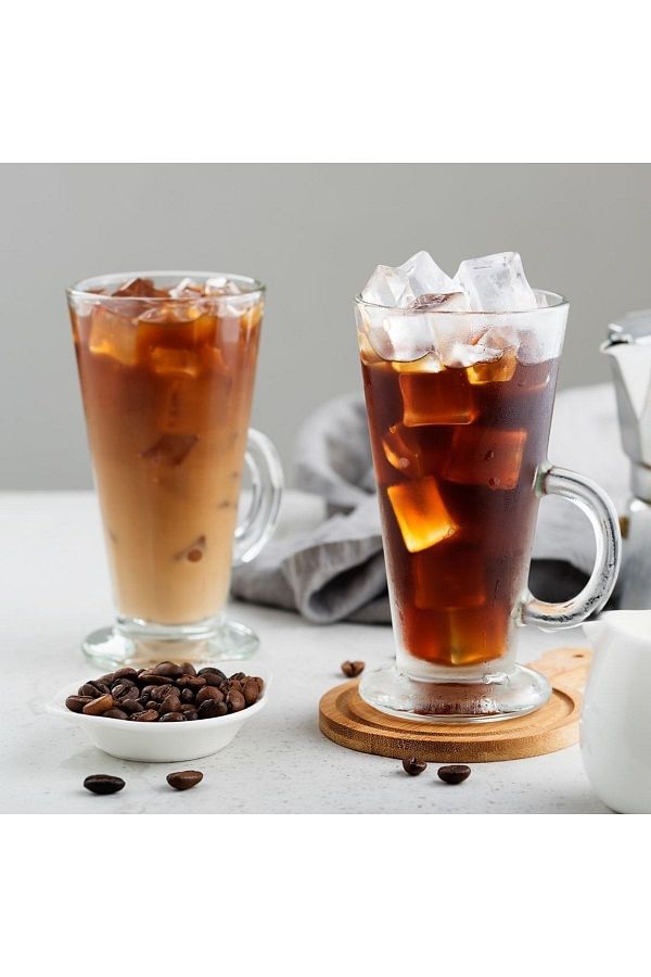ODİ HOME-Latte Glass with Handle - Set of 4 290 ml 1