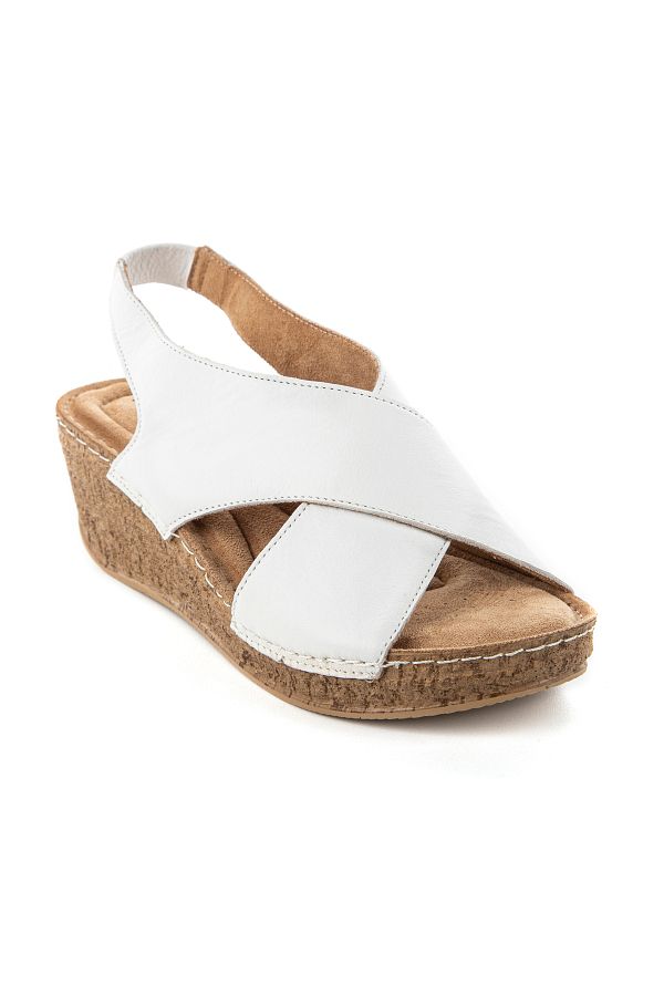 Hush Puppies-Aina ( 624254 ) - Genuine Leather Women's Sandals with Anatomical Sole and Heel Spur 1
