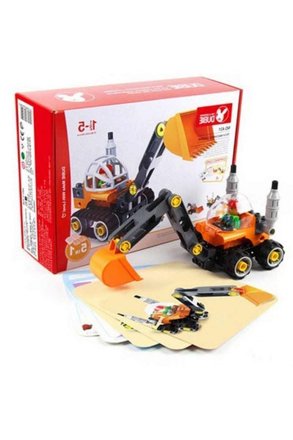 Wange Lego 38 Pieces Dubie Work Vehicles 5in1 431 5 Cards Trendyol