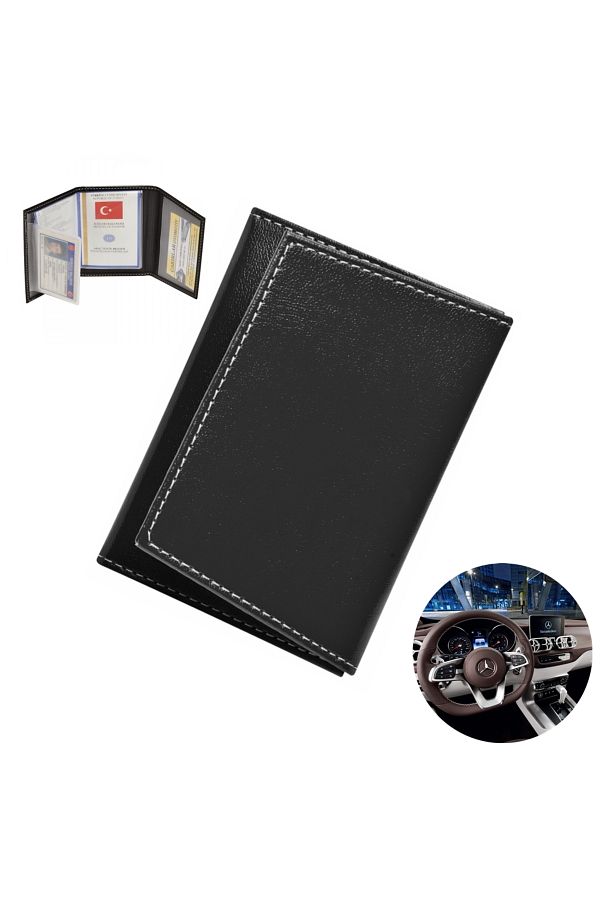 Boldy-Auto License Holder Wallet - Car License Case and Protective Container 1