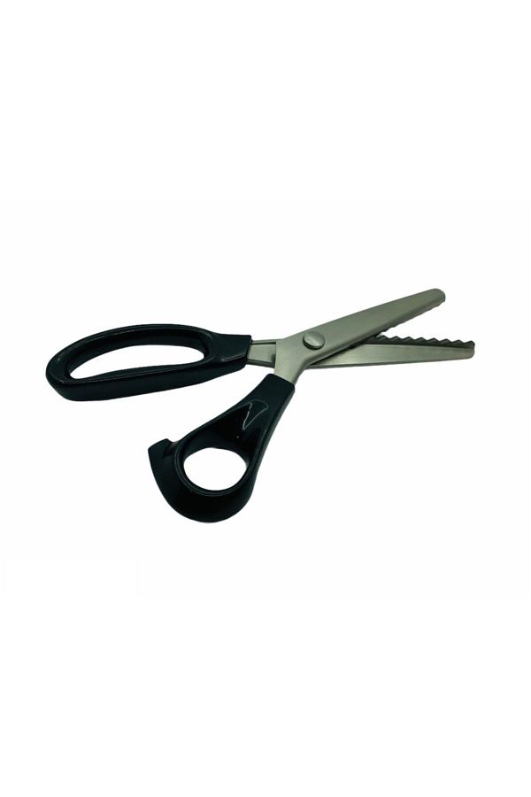 NIKKEN-Overcasting Zig Zag Scissors Black 1