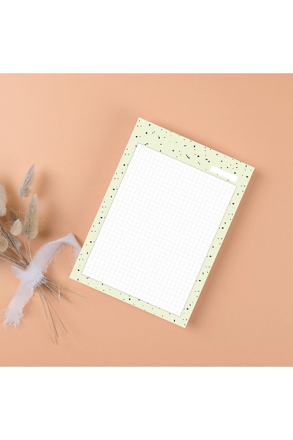 Pine Note-Checkered Green Patterned Planner/to Do List/notebook/notepad/memopad A5 1
