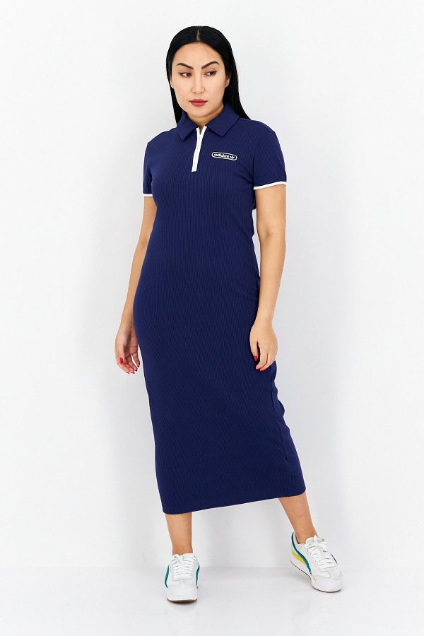 adidas Women Sport Fit Outdoor Dress Navy Blue Trendyol