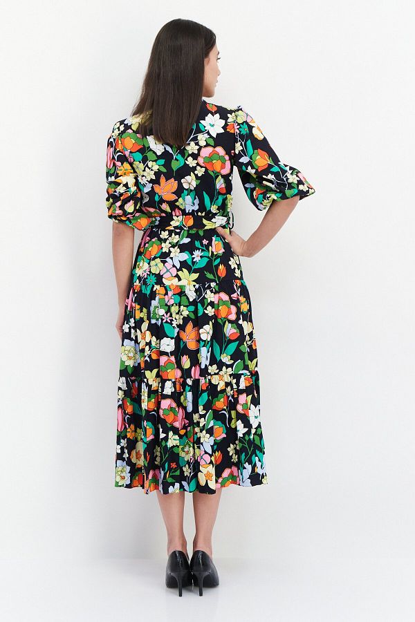 Kate spade black floral dress discount