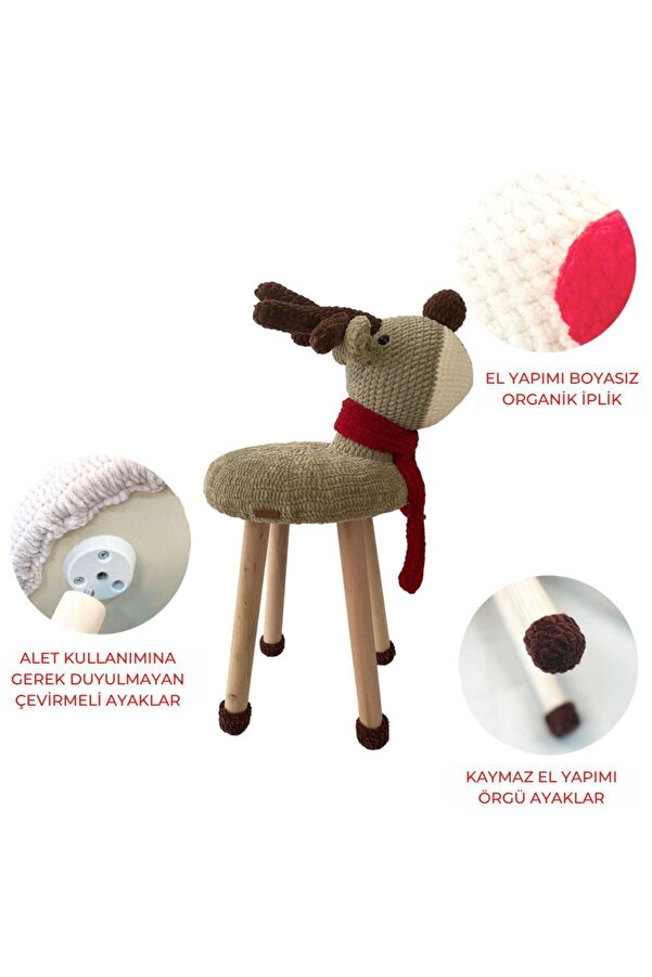 Parmos Kids Seats for Fun Geyik Oyun Taburesi