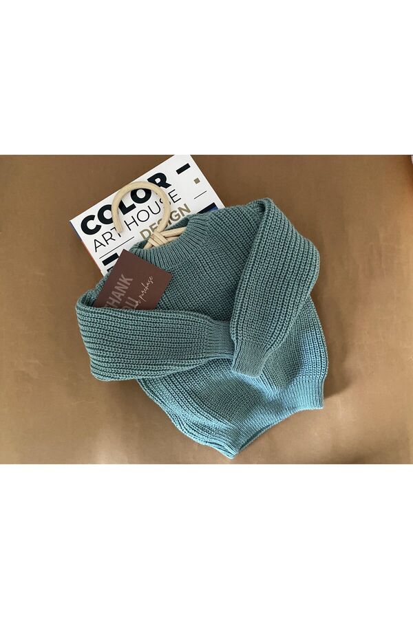 minibonclub UNİSEX BEBEK ÇOCUK TRİKO KAZAK