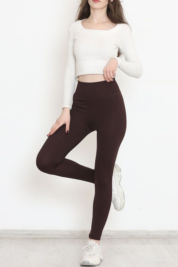 Brown corduroy leggings on sale
