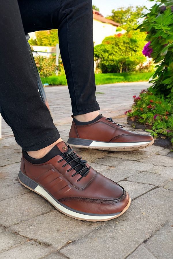Stylish leather sneakers deals