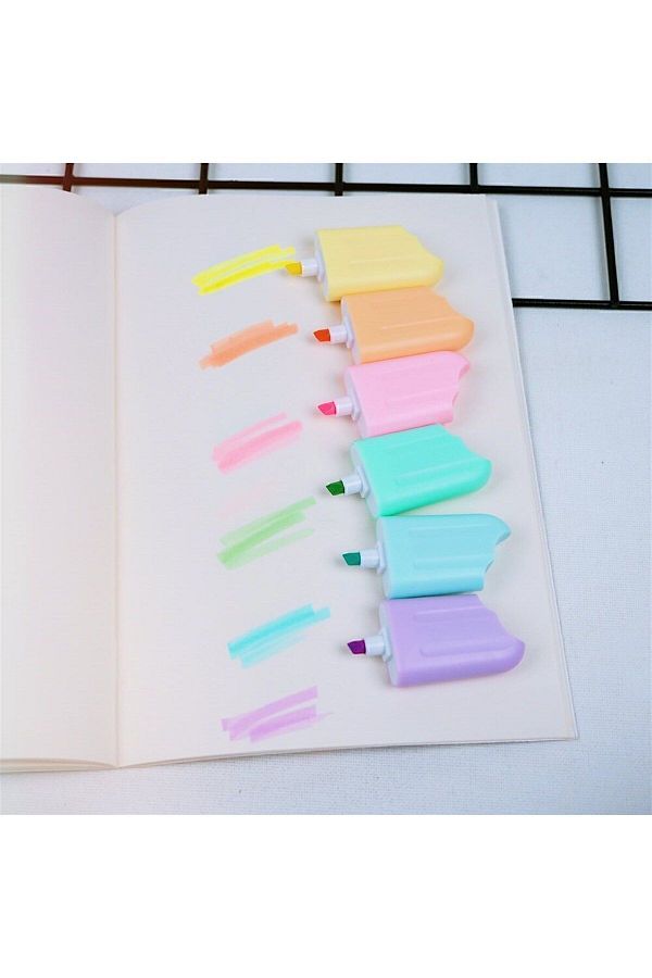 Cem-Mini Highlighter Pen 6 Pack 1