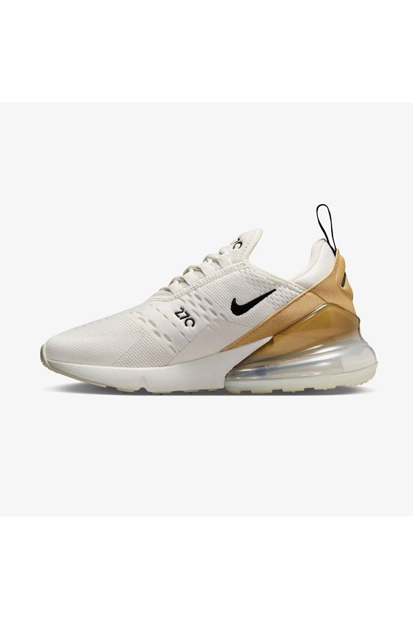 Nike Air Max 270 White and Gold Sneakers Women s Casual Sneakers Trendyol