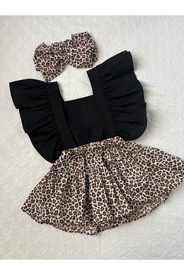 elahobi Leopar Bebek Salopet Tulum