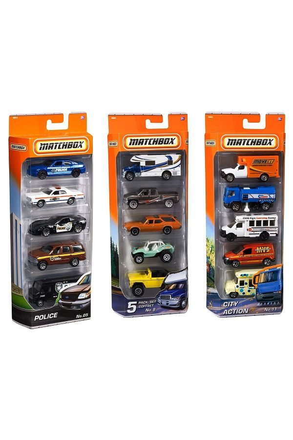 Mattel C1817 Matchbox Five Piece Car Set Trendyol