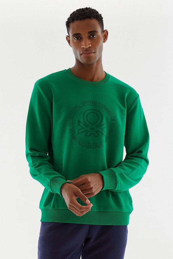 United colors of benetton men's sweatshirt cheap