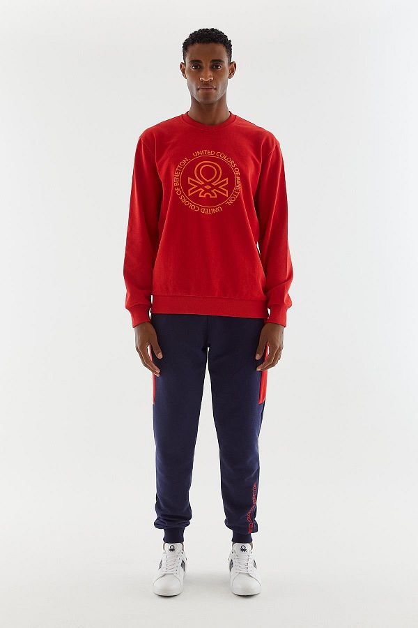 United colors of benetton men's sweatshirt best sale