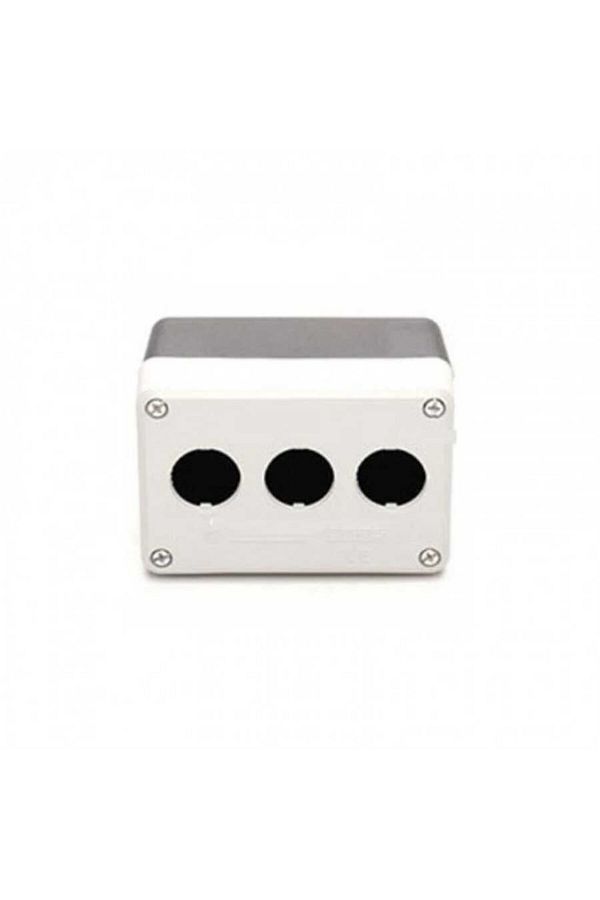 EMAS-Py3bos Py Series Plasitk 3 Compartment Empty Grey-black Control Box 1
