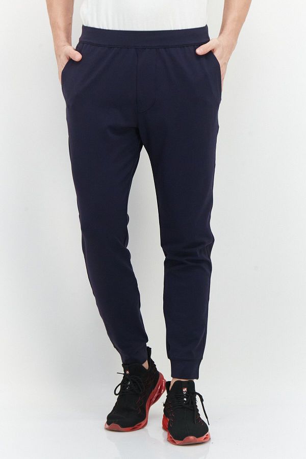 Fourlaps Men Plain Sweatpants Navy Trendyol