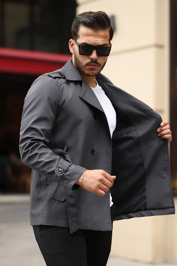 Slim fit trench coat mens new arrivals