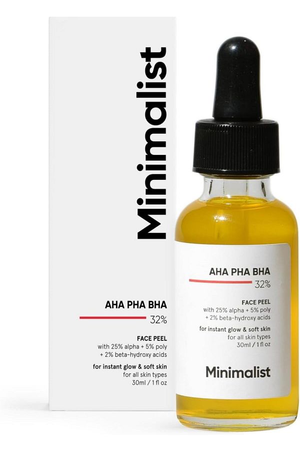 Minimalist-AHA 25% + PHA 5% + BHA 2% Peeling Solution for Glowing Skin, Smooth Texture & Pore 30Ml 1