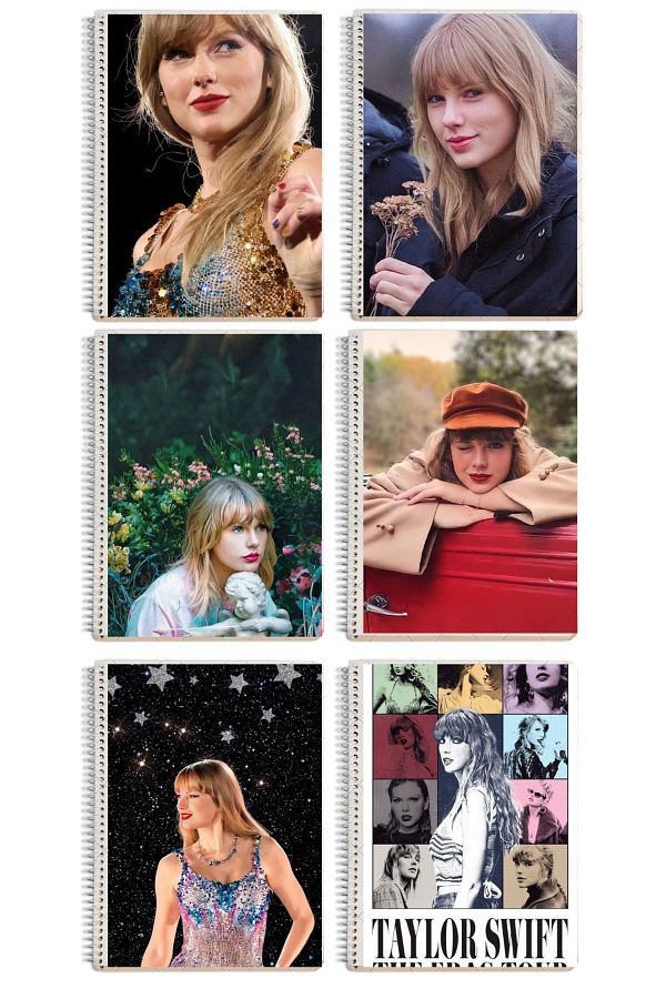 animeandyourworld-دفتر ملاحظات Taylor SwiftA4 مقاس 1 يحتوي على 72 صفحة (مسطرة أو مربعة) 1