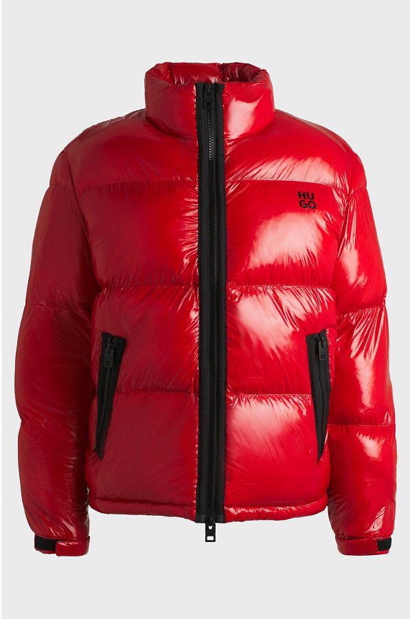 Hugo Men s Red Jacket Regular Fit Long Sleeve Logo Detail 50523206 693 Trendyol