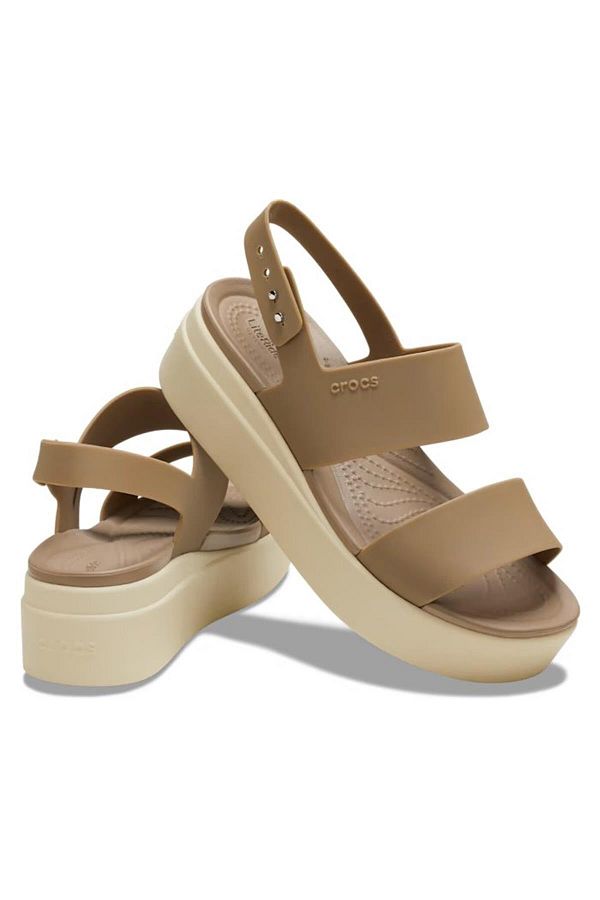 Crocs Sandals Brown Flat Trendyol