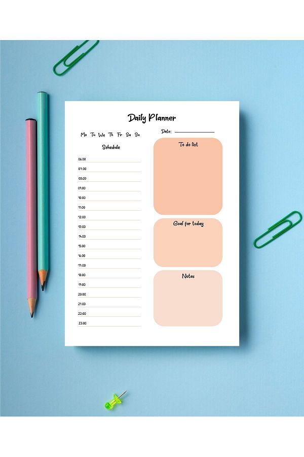 Pine Note-دفتر التخطيط اليومي البرتقالي/المفتاح/المخطط/قائمة القيام/الدفتر/ A5 (الإنجليزية) 1