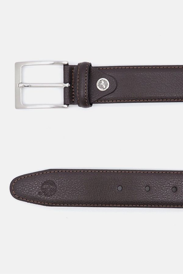 Timberland brown leather belt top