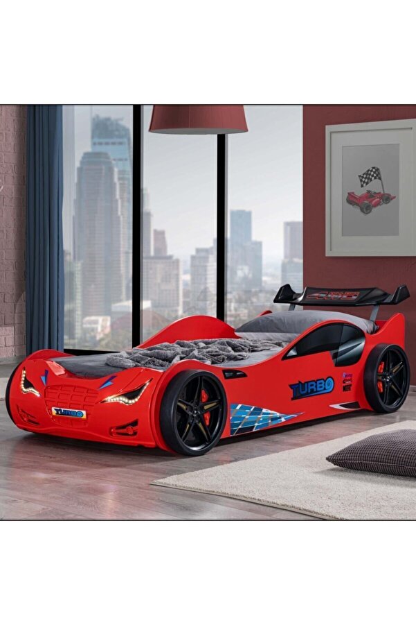 Setay Arabalı Yatak, Süpers Rüzgarlıklı Arabalı Yatak - Kırmızı