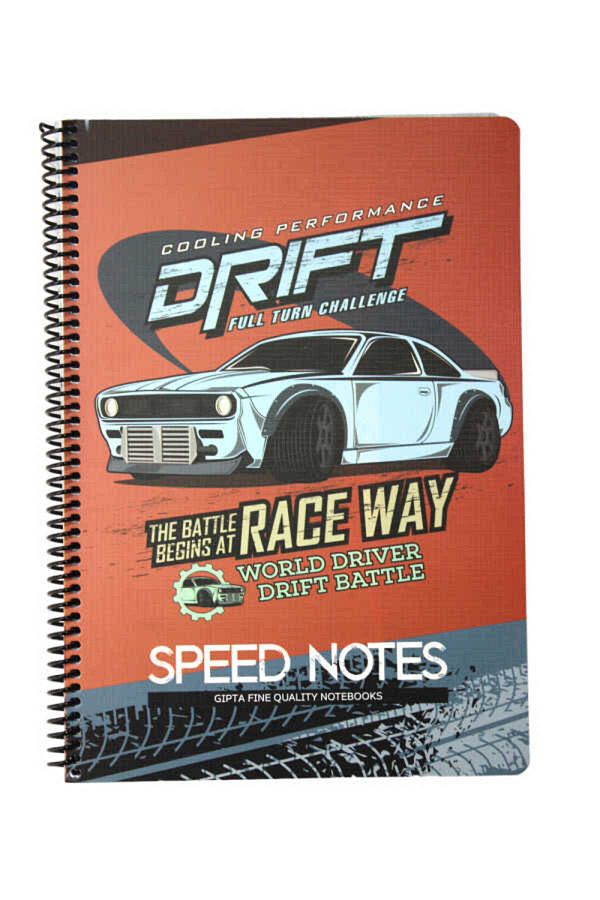 Gıpta-A4 80 Sheets Checked Speed Notes Paper Cover Spiral Notebook 1
