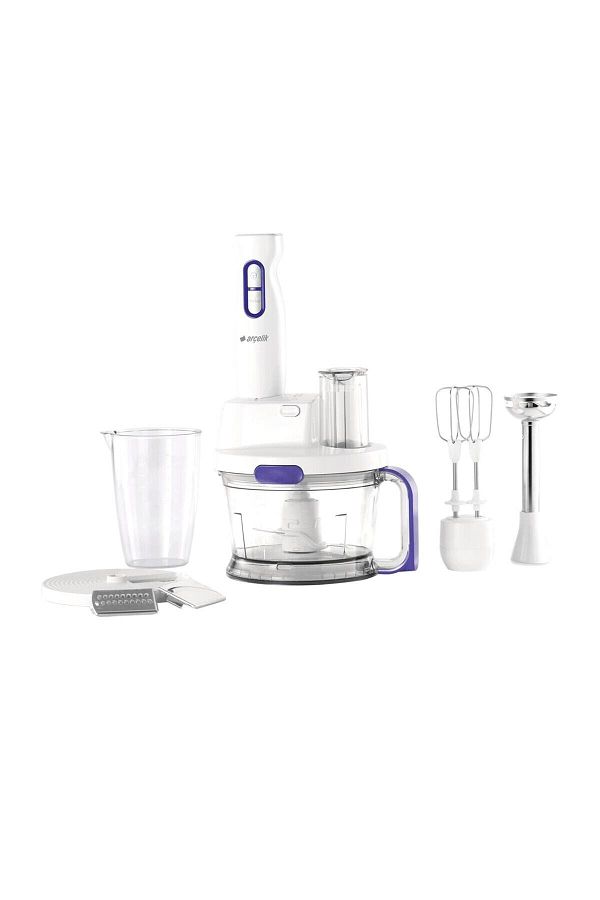 Arçelik-K 1261 RHB Blender Set with Grater Hand Blender Set Food Processor 1000W 1